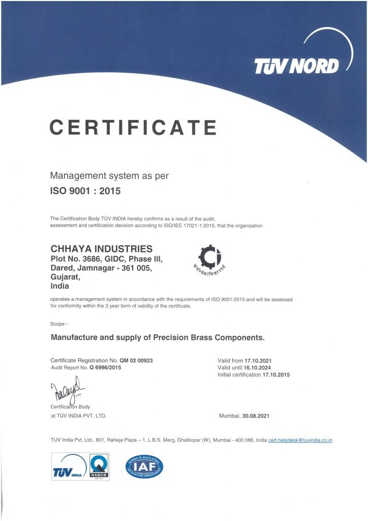 ISO Certificate_Chhaya Industries_page-0001