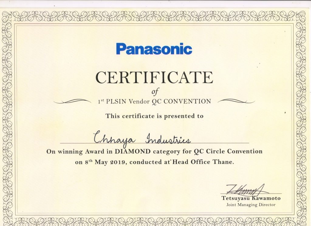 QC Circle Winning Certificate by Panasonic_Chhaya Industries_page-0001